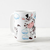 Mok/Goedemorgen Zebra Koffiemok (Voorkant links)