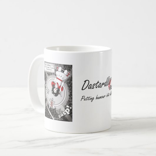 mok 'Goedkoper en sneller dan scheidend' (Voorkant links)