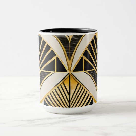 Mok "Golden Art Deco" (Midden)