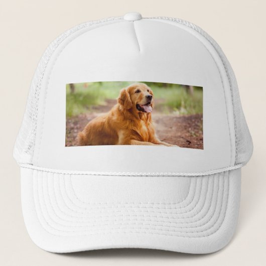Mok Golden Retriever Love - Schattige huisdiereige Trucker Pet (Voorkant)