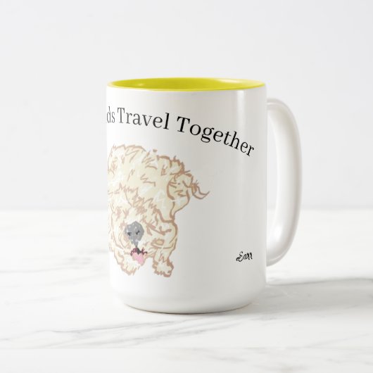 Mok : Goldendoodle (Voorkant rechts)