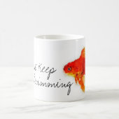 mok Goldfish Coffee "Gewoon door te zwemmen" (Center)