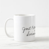 mok Goldfish Coffee "Gewoon door te zwemmen" (Links)