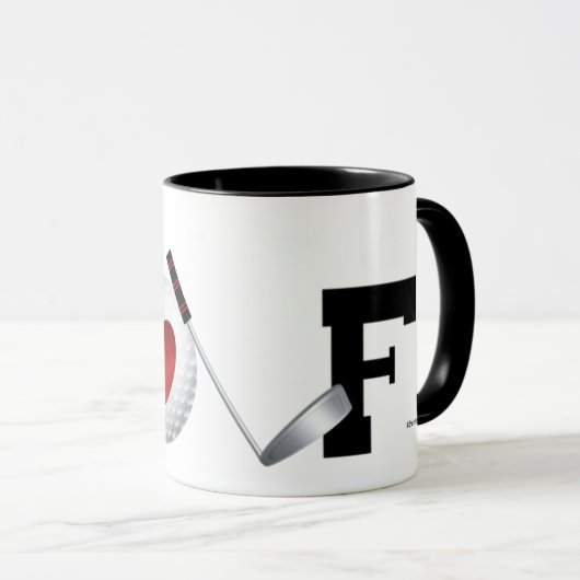 Mok Golfers (Voorkant rechts)