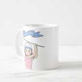 mok golfmeisje (Voorkant links)