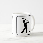 Mok Golfsymbool (Voorkant rechts)