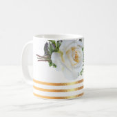 Mok "goudmageremelkkoffie" (Voorkant links)