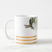 Mok "goudmageremelkkoffie" (Links)