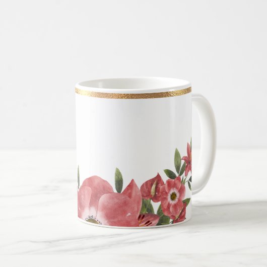 Mok "goudmageremelkkoffie" (Voorkant rechts)