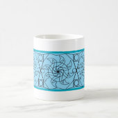 Mok - Grafisch patroon van een waterrad (Center)