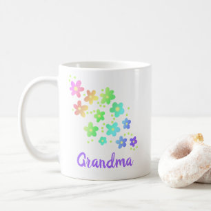 Mok Grandma Rainbow Flowers