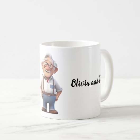 Mok Grandpa Coffee (Voorkant rechts)