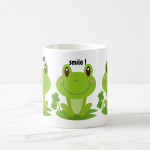 Mok grenouille personnalisé, mok in café grenouill