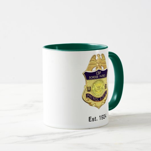 Mok grenspatrouilles (Voorkant rechts)