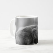Mok grijze kattenkoffie (Voorkant links)