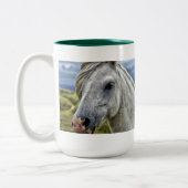 Mok grijze/witte paarden (Links)