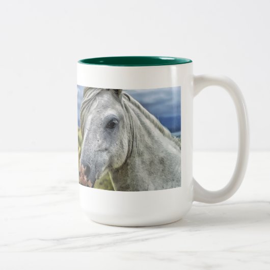 Mok grijze/witte paarden (Rechts)