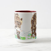 Mok/Grizzly Beer Tweekleurige Koffiemok (Center)