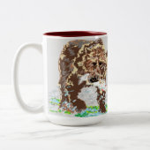 Mok/Grizzly Beer Tweekleurige Koffiemok (Links)