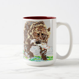 Mok/ Grizzlybeer Tweekleurige Koffiemok