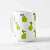 Mok Groen fruitontwerppatroon (Voorkant links)