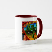 mok groen man (Voorkant rechts)