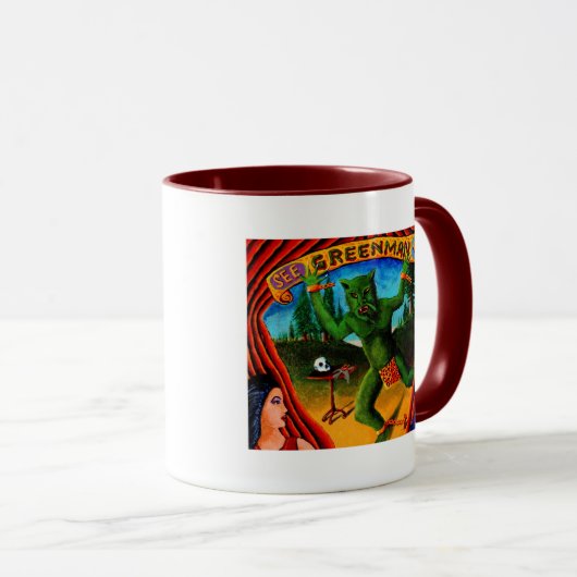 mok groen man (Voorkant rechts)