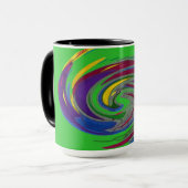 Mok Groen whirlwind Design Monogram (Voorkant links)