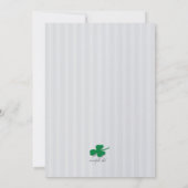 Mok groene bier St. Patrick's Day uitnodiging (Achterkant)