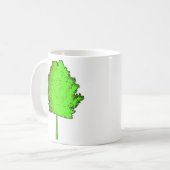 Mok groene bomen (Voorkant links)