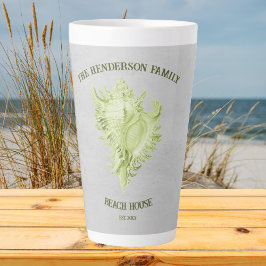 Mok groene conch Shell latte