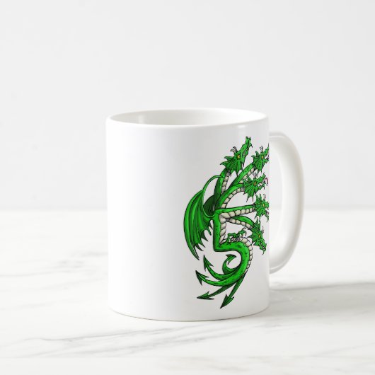 Mok groene dragon (Voorkant rechts)