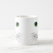 Mok groene kattenkoffie (Center)