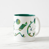 Mok groene lezer (Voorkant rechts)