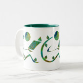 Mok groene lezer (Voorkant links)