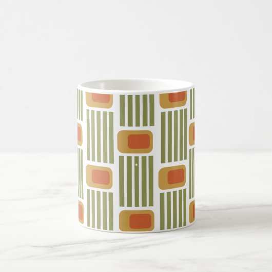 Mok groene lijnen en dozen koffie (Center)