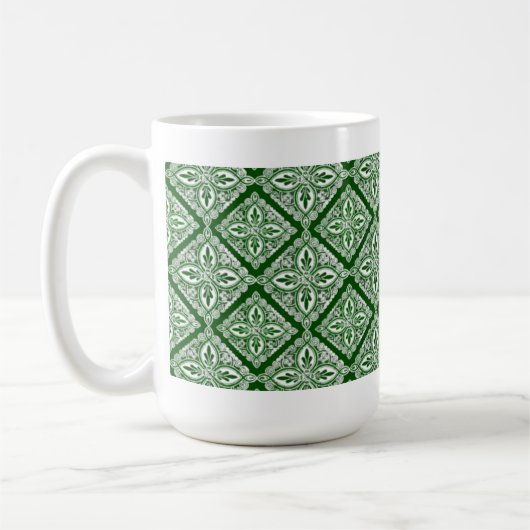 Mok groene Medallions koffie (Links)