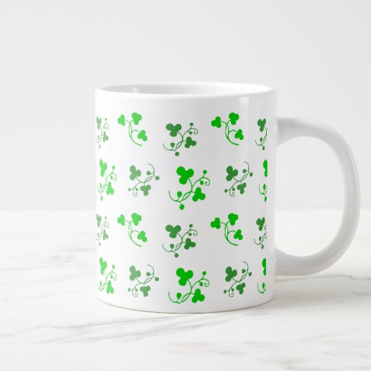 Mok Groene Shamrocks Pattern (Rechts)