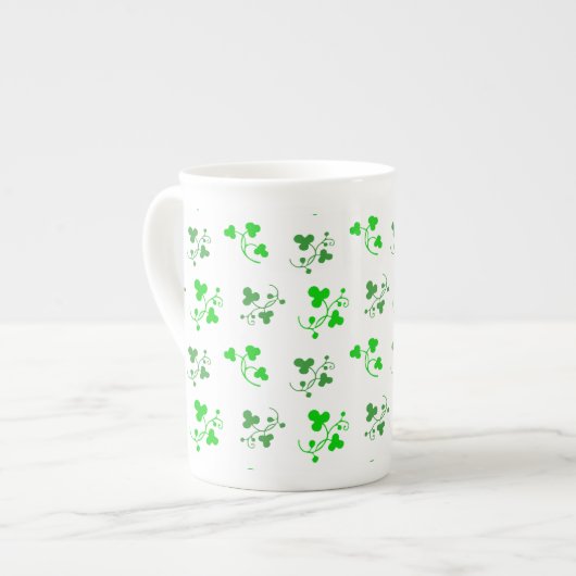 Mok Groene Shamrocks Pattern (Links)