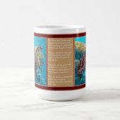 Mok groene Zee voor schildpad (Center)