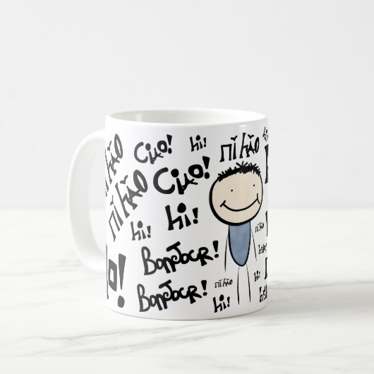 Mok groeten (Voorkant links)