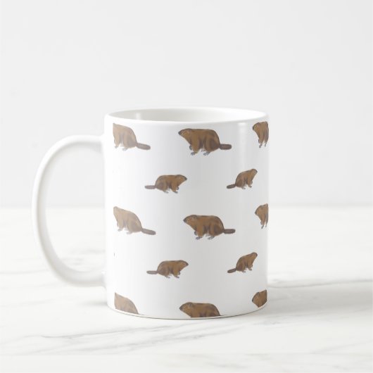 Mok grondhogs koffie (Links)