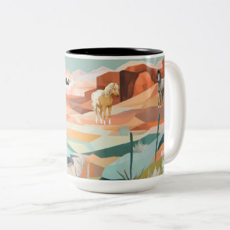 Mok Groot met Western Abstract Schilderachtig
