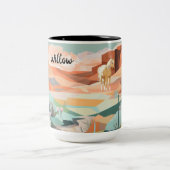 Mok Groot met Western Abstract Schilderachtig (Center)