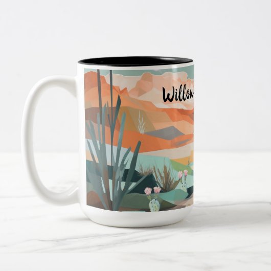 Mok Groot met Western Abstract Schilderachtig (Links)