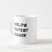 mok "Grootste Bagger ter wereld" (Voorkant links)