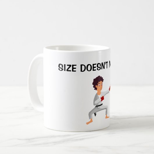 Mok | Grootte maakt niet uit (Voorkant links)