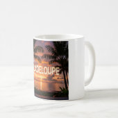 Mok Guadeloupe Sunset Palmbomen (Voorkant rechts)
