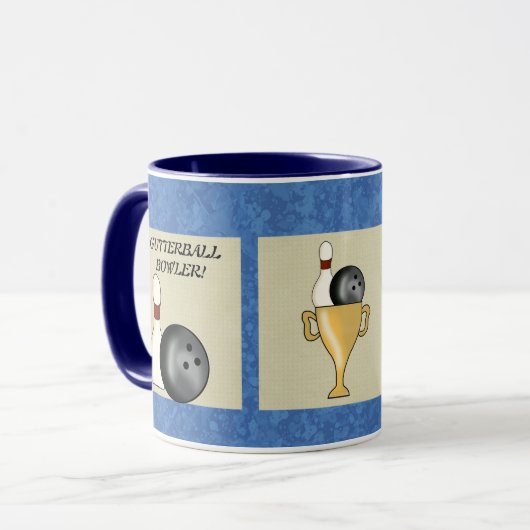 Mok Gutterball Bowler (Voorkant links)