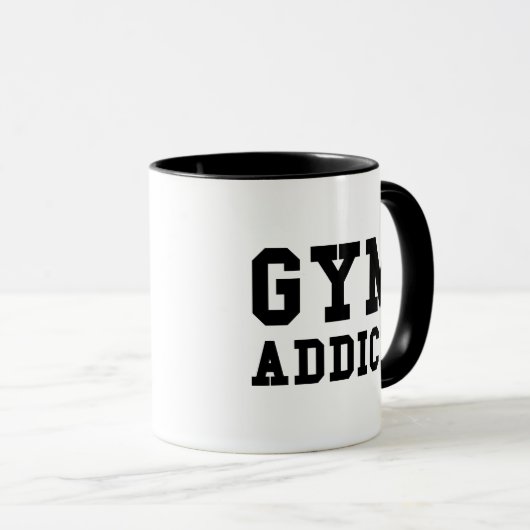 Mok GYM ADDICT COFFEE (Voorkant rechts)